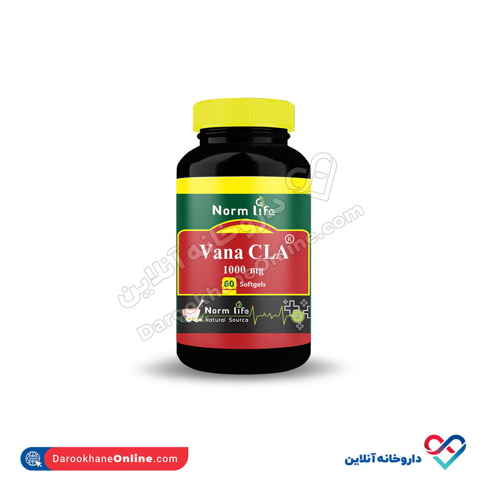 vana-cla.jpg سافت ژل وانا سی ال ای ۱۰۰۰ میلی نورم لایف 60 عددی - Image 1